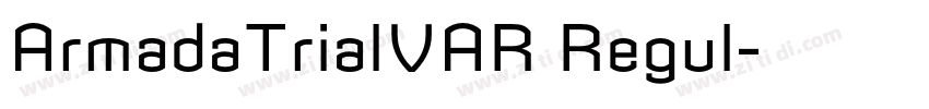 ArmadaTrialVAR Regul字体转换